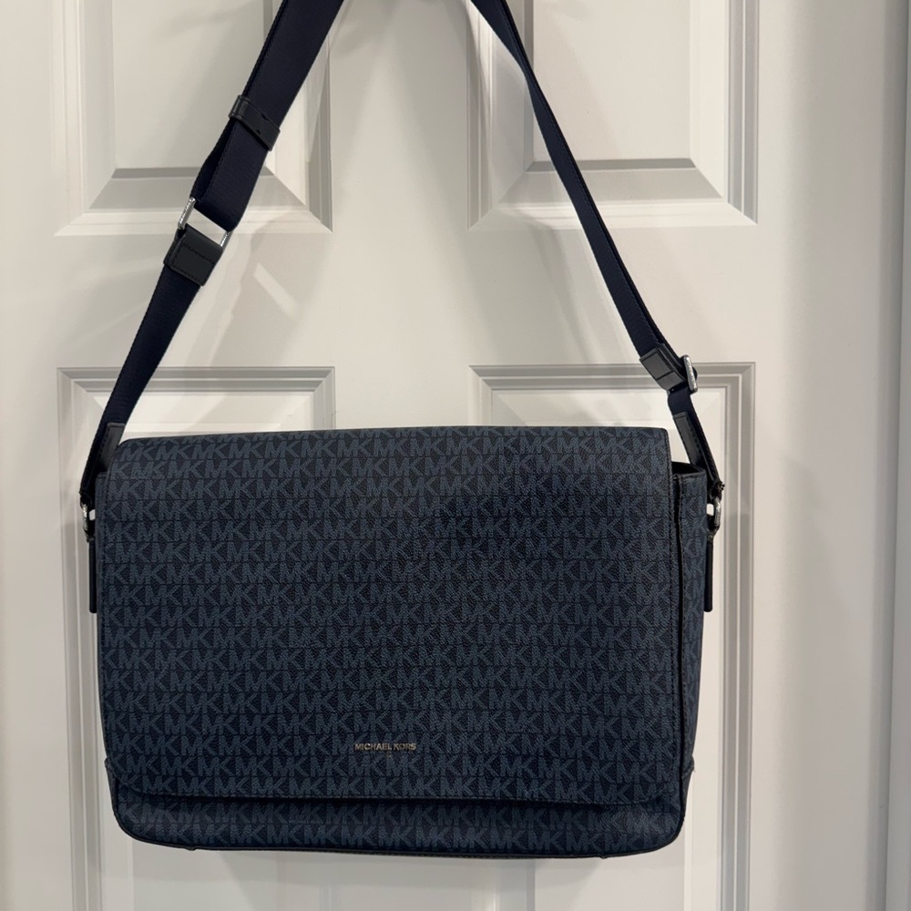 Michael Kors Navy Blue Messenger Bag